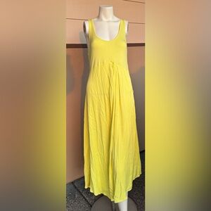Anthropologie Yellow Maxi Dress